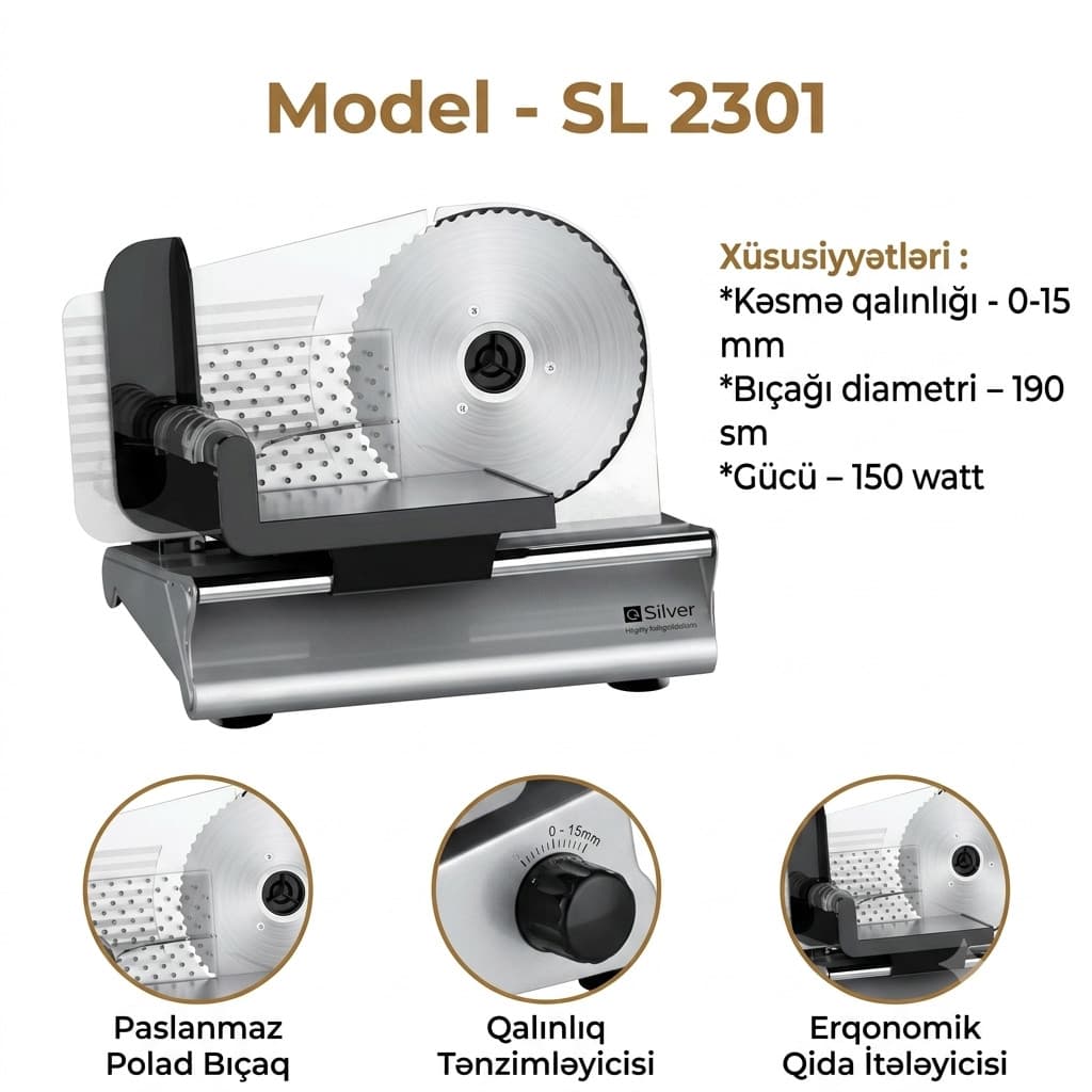 Slayser Silver SL2301, 150 Vt