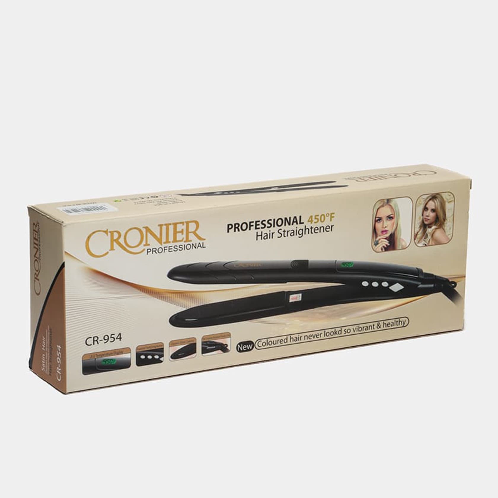 Saç üçün düzləşdirici Cronier CR-954 Black