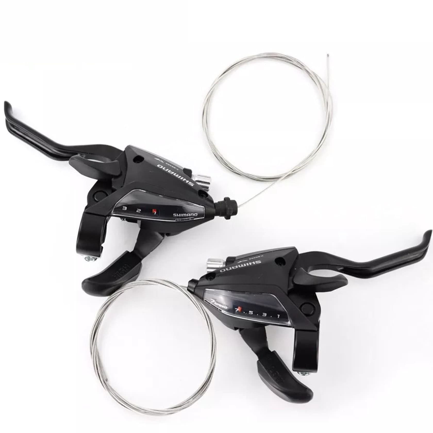 Şifterlər Shimano ST-EF-500 sürət üçün 3x7, qara
