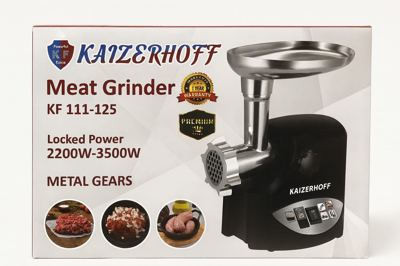 Ətçəkən maşın Kaizerhoff KF 111-125 3500W