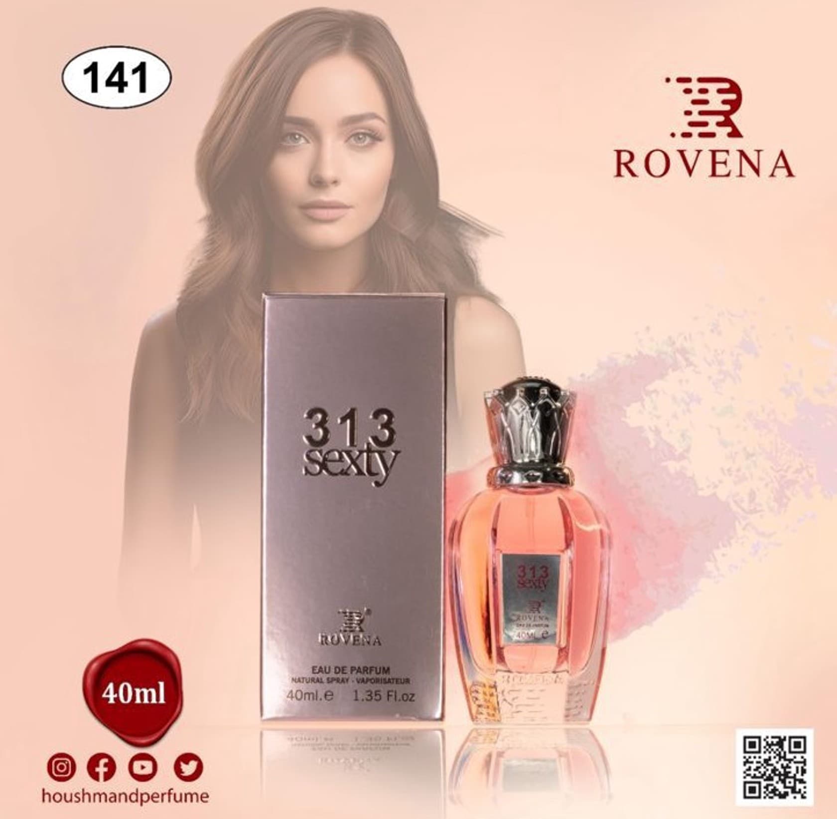 Rovena 313 Sexty qadınlar üçün ətir suyu 40 ml