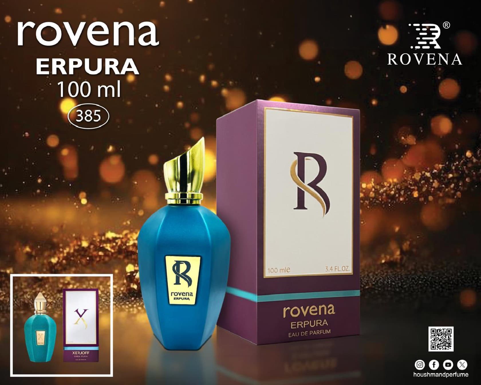 Rovena Erpura uniseks ətir suyu 100 ml