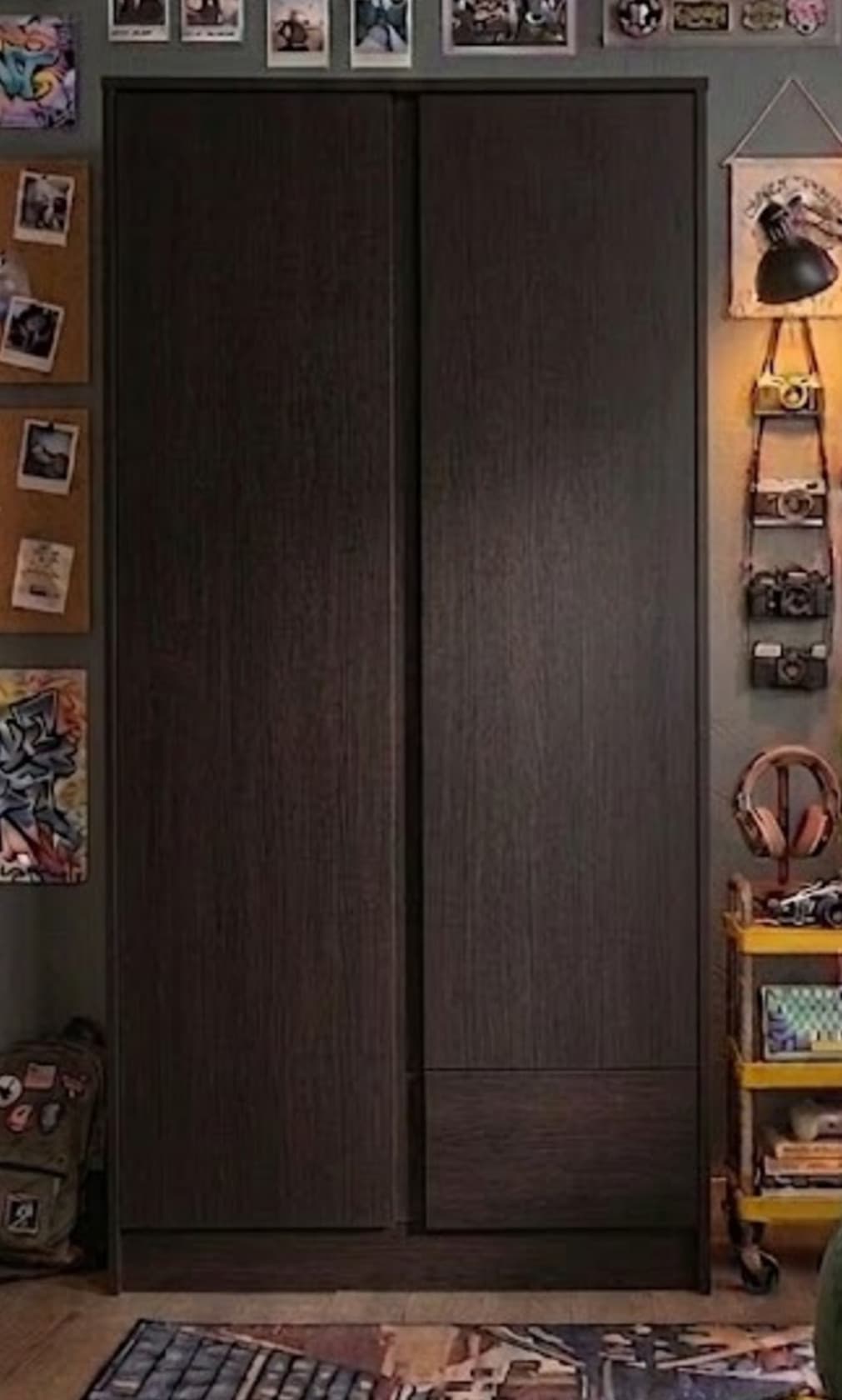 Döşəməüstü dolab, Laminat, Venge, 180x75x50 sm