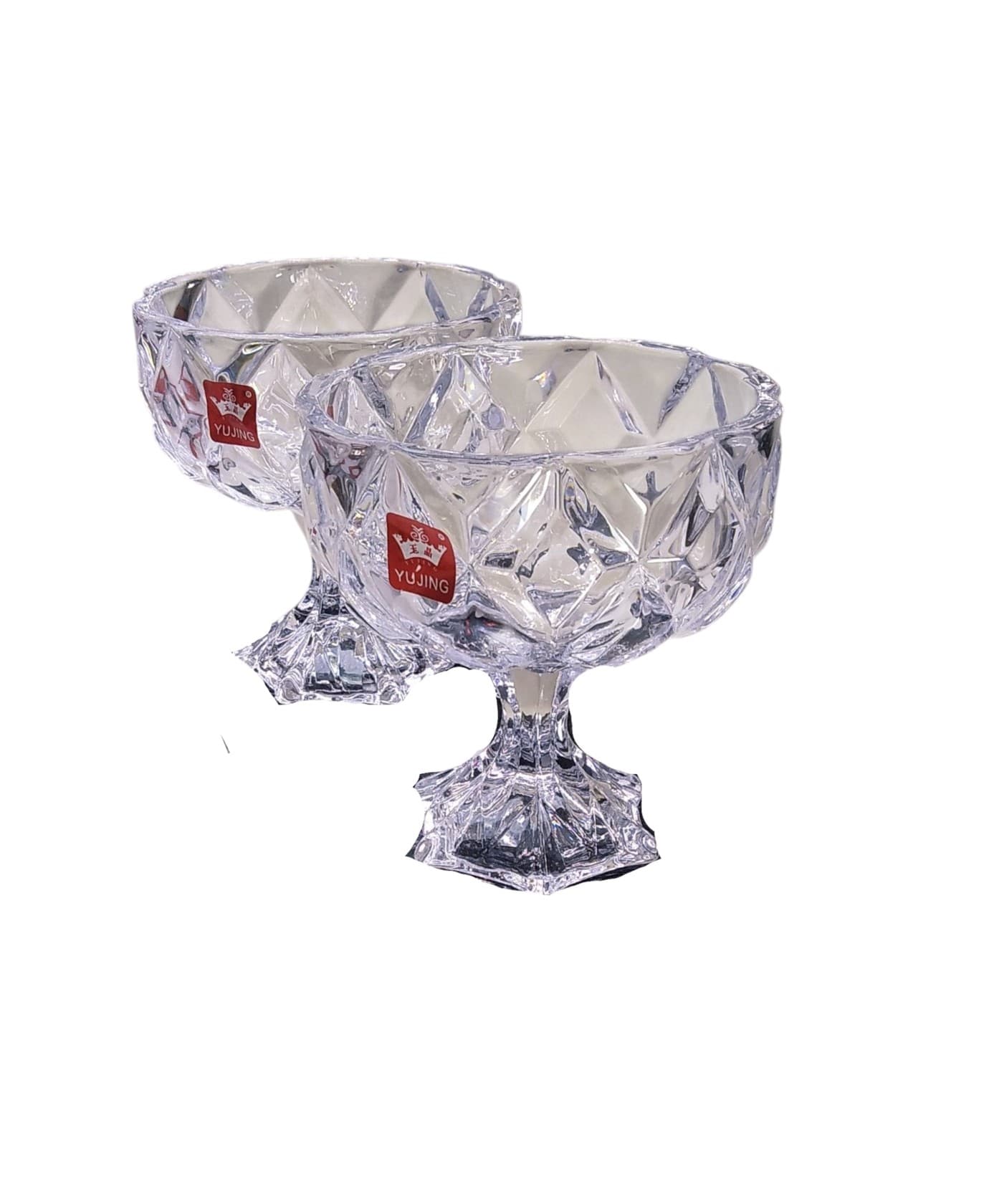 Şəkər qabı Yujing Glass Ware YJP-7081, şüşə, şəffaf