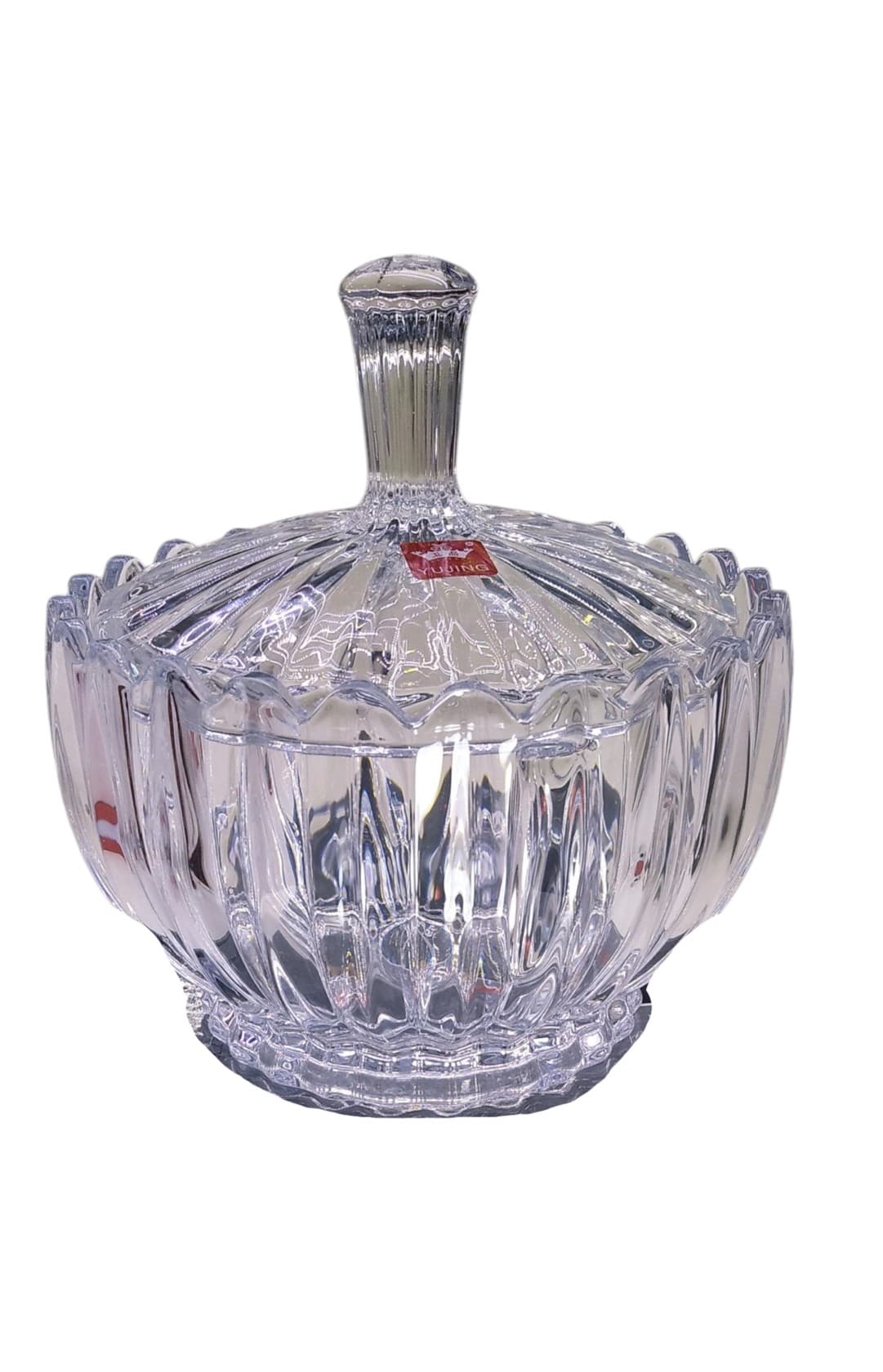 Şəkər qabı Yujing Glass Ware YJP-7025-4, şüşə, şəffaf