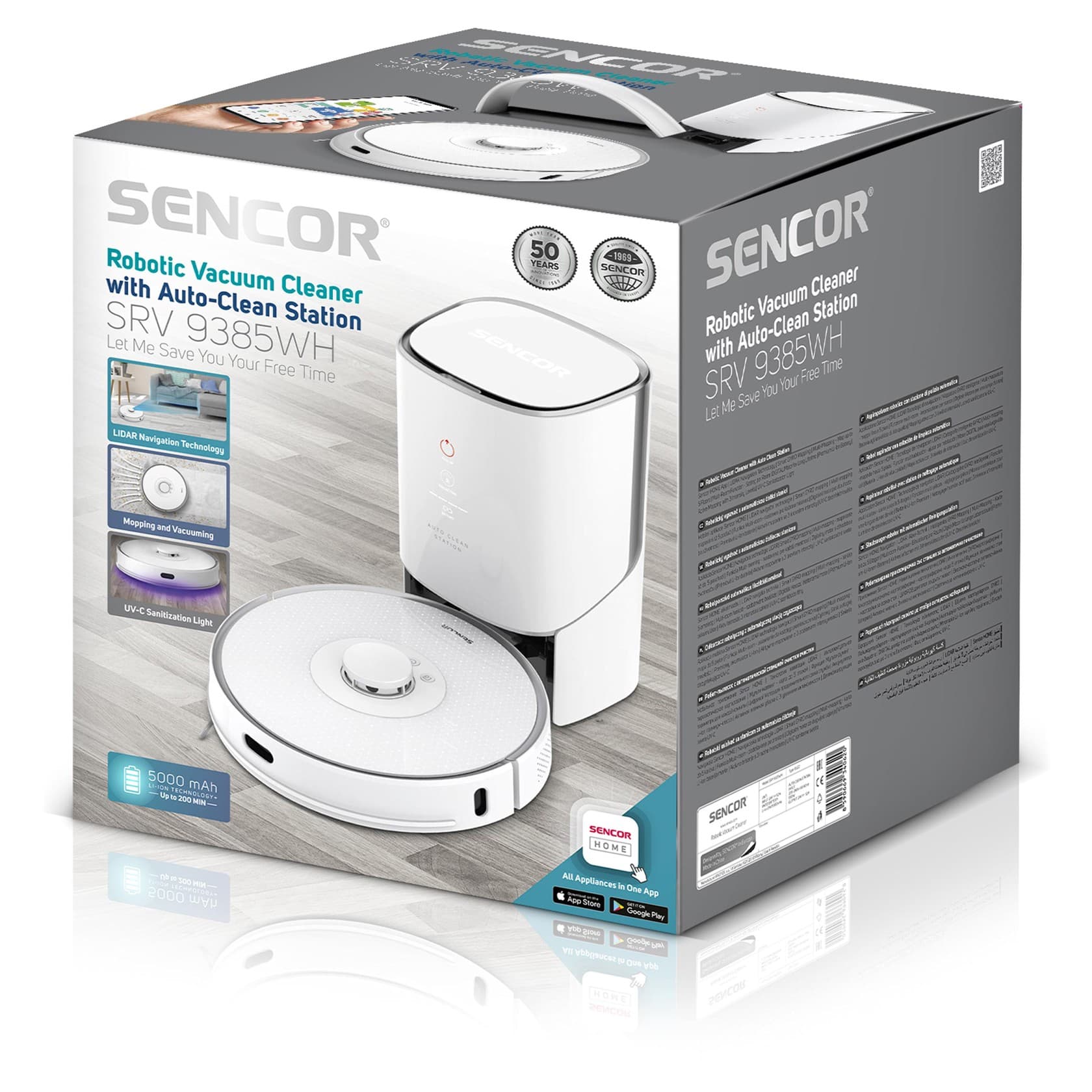Robot tozsoran Sencor SRV 9385WH — şəkil 15